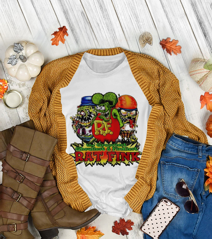 Grooviest Ghouliest Finkiest Rat Fink R.F. T-Shirt