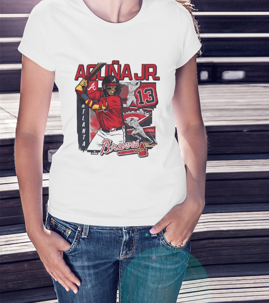 Acuña Jr. Atlanta Braves 13 Baseball Player MLB T-Shirt