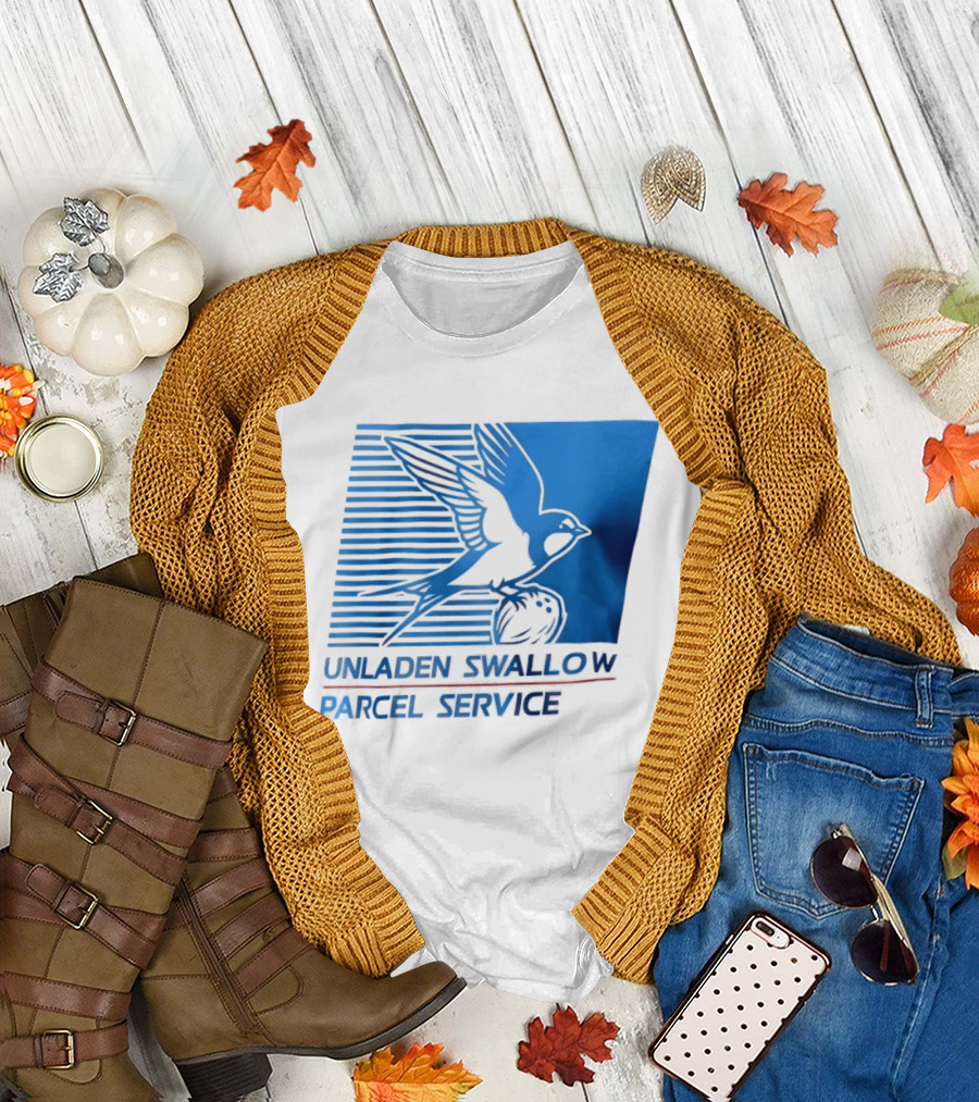 Unladen Swallow Parcel Service Monty Python T-Shirt