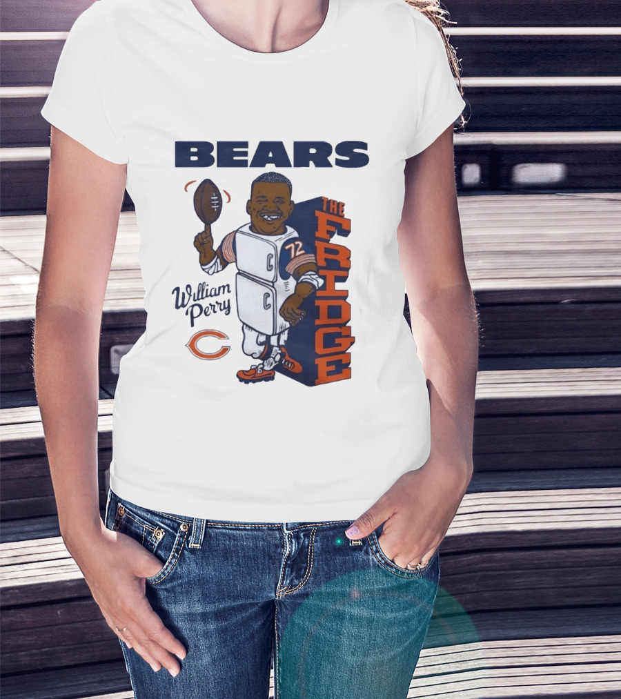 Chicago Bears William Perry The Fridge 72 Football T-Shirt