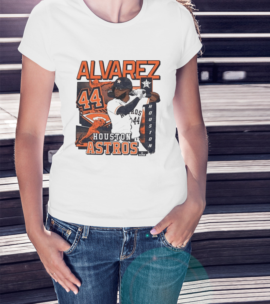 Yordan Alvarez 44 Houston Astros Player Edition MLB T-Shirt
