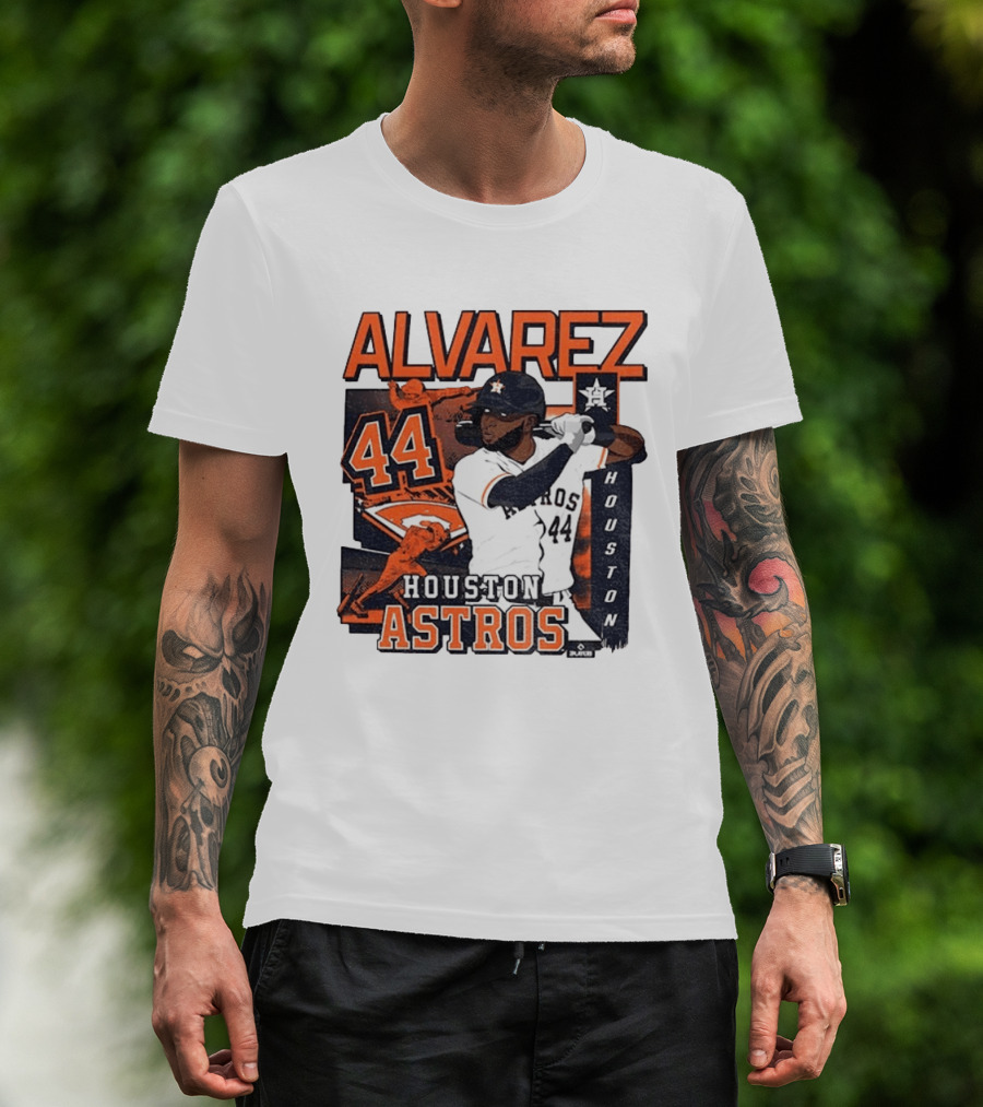 Yordan Alvarez 44 Houston Astros Player Edition MLB T-Shirt