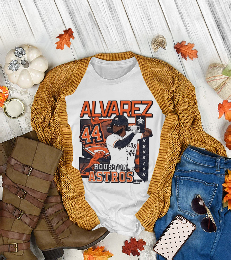 Yordan Alvarez 44 Houston Astros Player Edition MLB T-Shirt