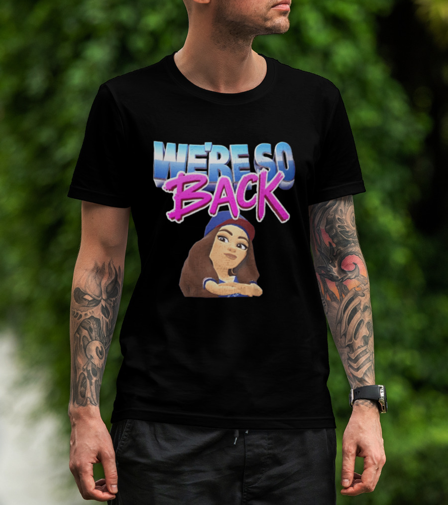 We're So Back Bitmoji Avatar Los Angeles Dodgers T-Shirt