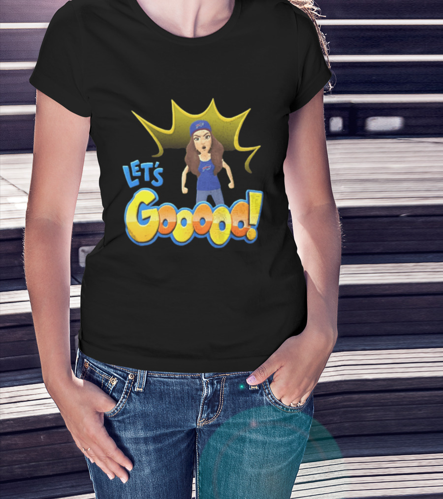 Buffalo Bills Let's Gooooo Football Enthusiast Team Spirit T-Shirt