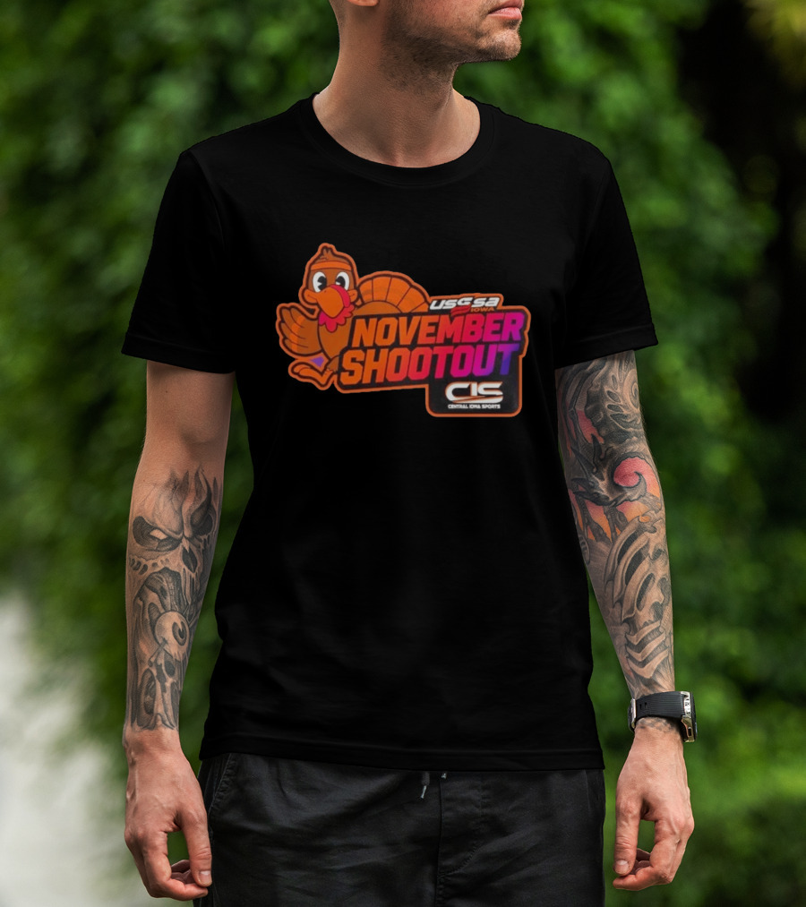 USSSA Iowa November Shootout CIS Central Iowa Sports Turkey 2026 T-Shirt
