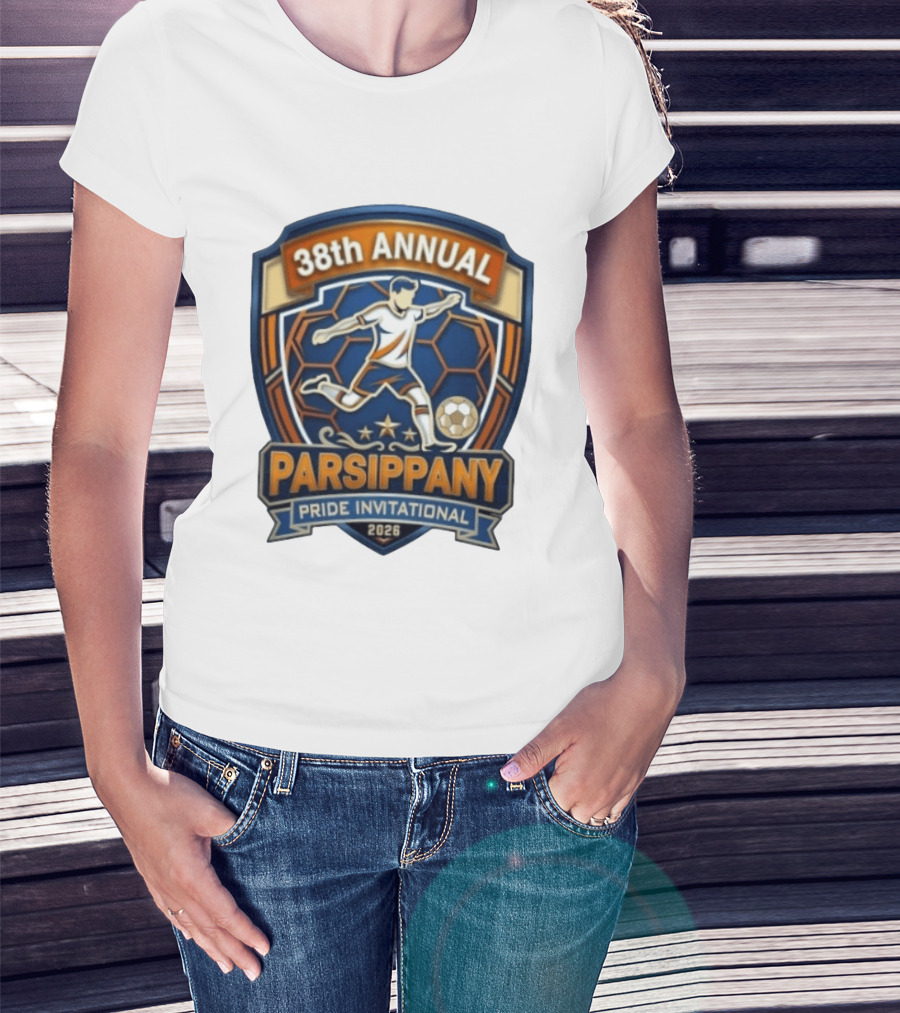 38th Annual Parsippany Pride Invitational 2026 Soccer Event T-Shirt