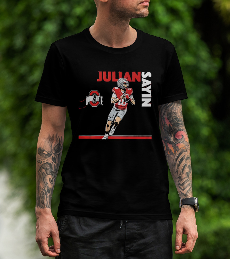 Ohio State Buckeyes Football 2026 Julian Sayin Neon Nights T-Shirt
