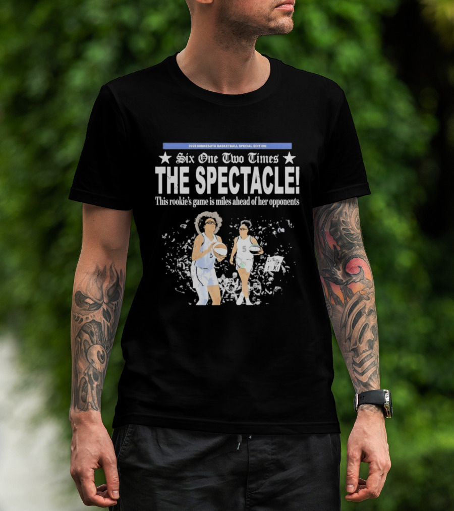 2026 Minnesota Basketball Special Edition Six One Two Times The Spectacle Rookie Game T-Shirt