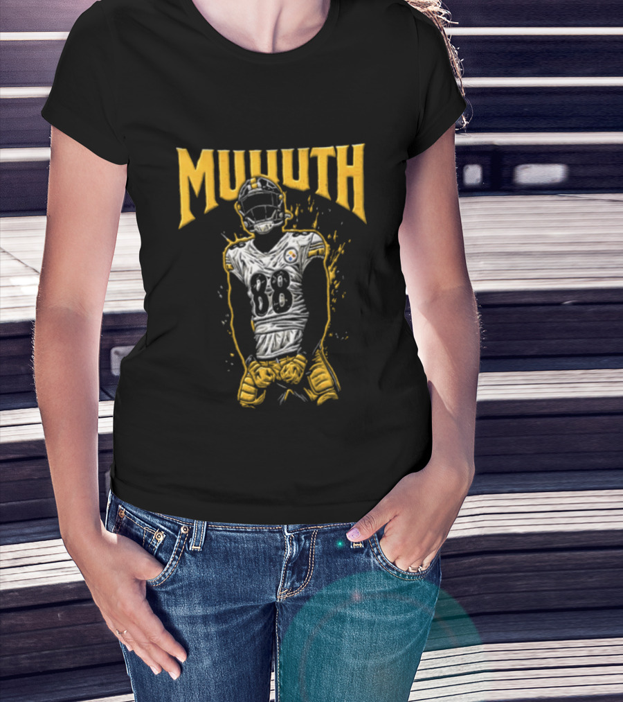 MUUTH Pat Freiermuth 88 Pittsburgh Steelers T-Shirt