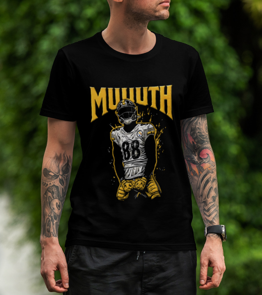 MUUTH Pat Freiermuth 88 Pittsburgh Steelers T-Shirt