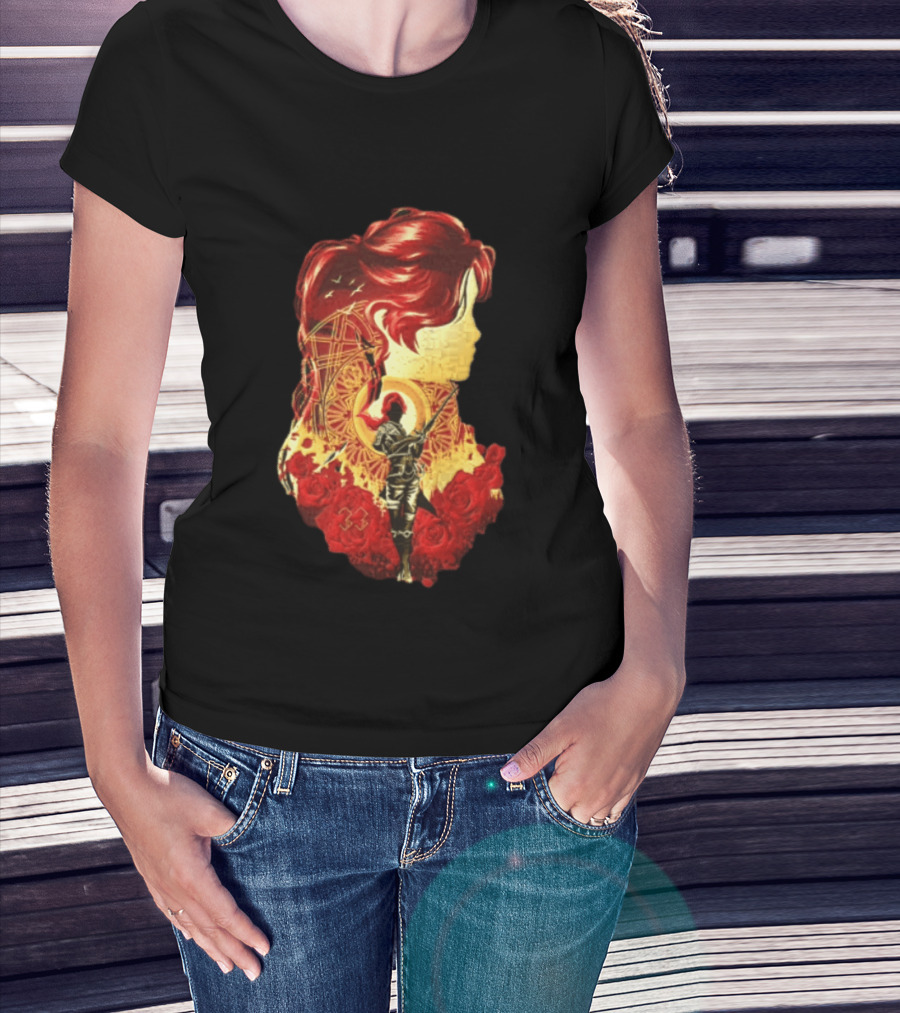 Rose Of Versailles Oscar Francois De Jarjayes Anime Manga Roses T-Shirt