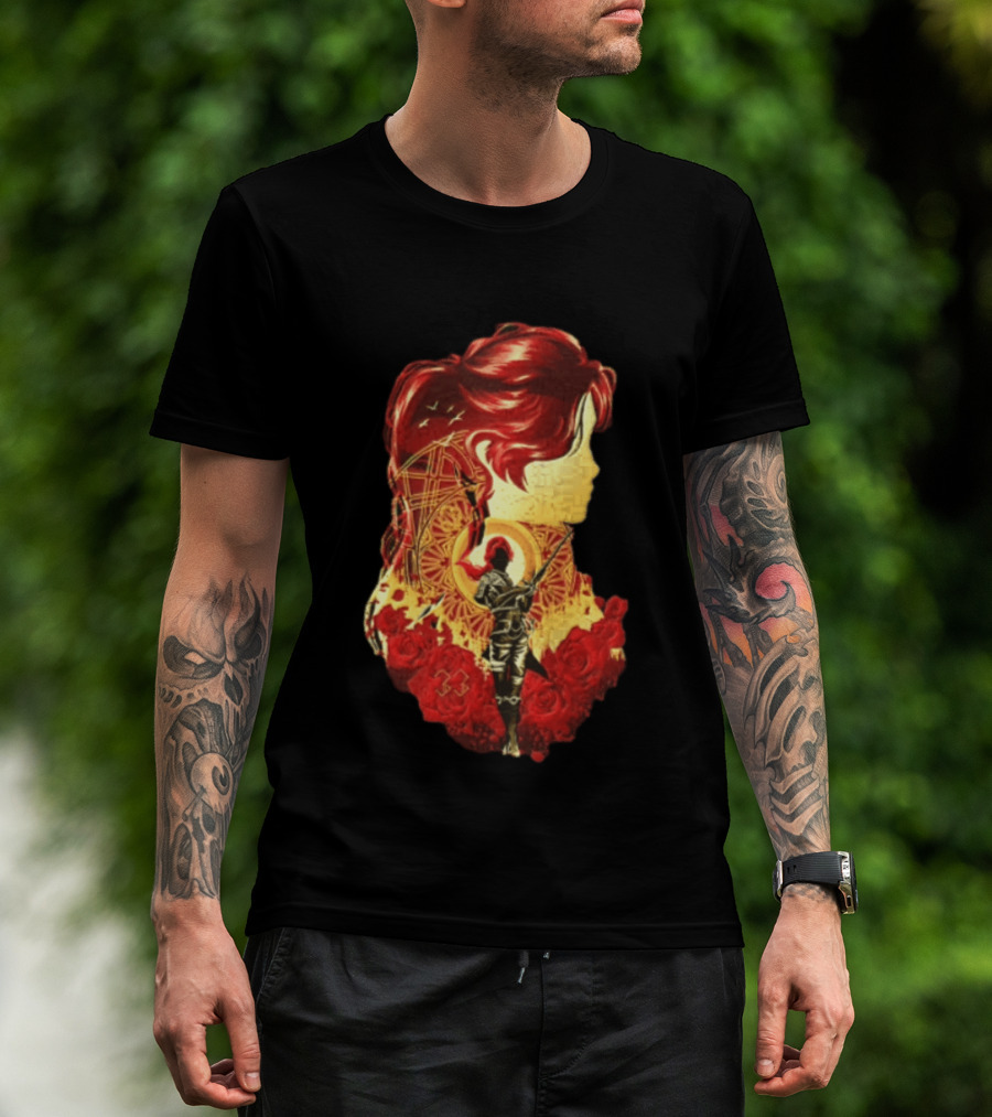 Rose Of Versailles Oscar Francois De Jarjayes Anime Manga Roses T-Shirt