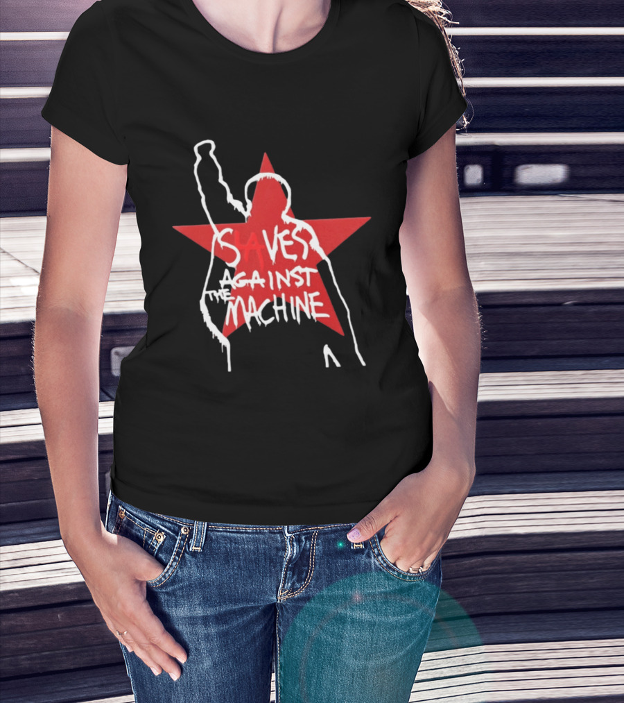 Saves Against The Machine Red Star T-Shirt