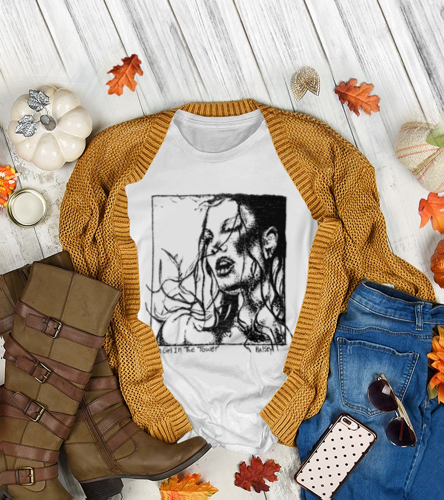 Halsey The Girl In The Tower Enchanted Forest Shadows T-Shirt