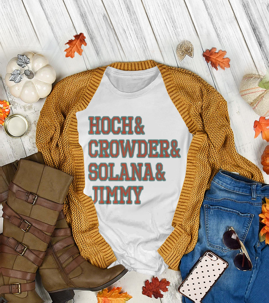 Hoch Crowder Solana Jimmy Miami Radio Show Merchandise T-Shirt
