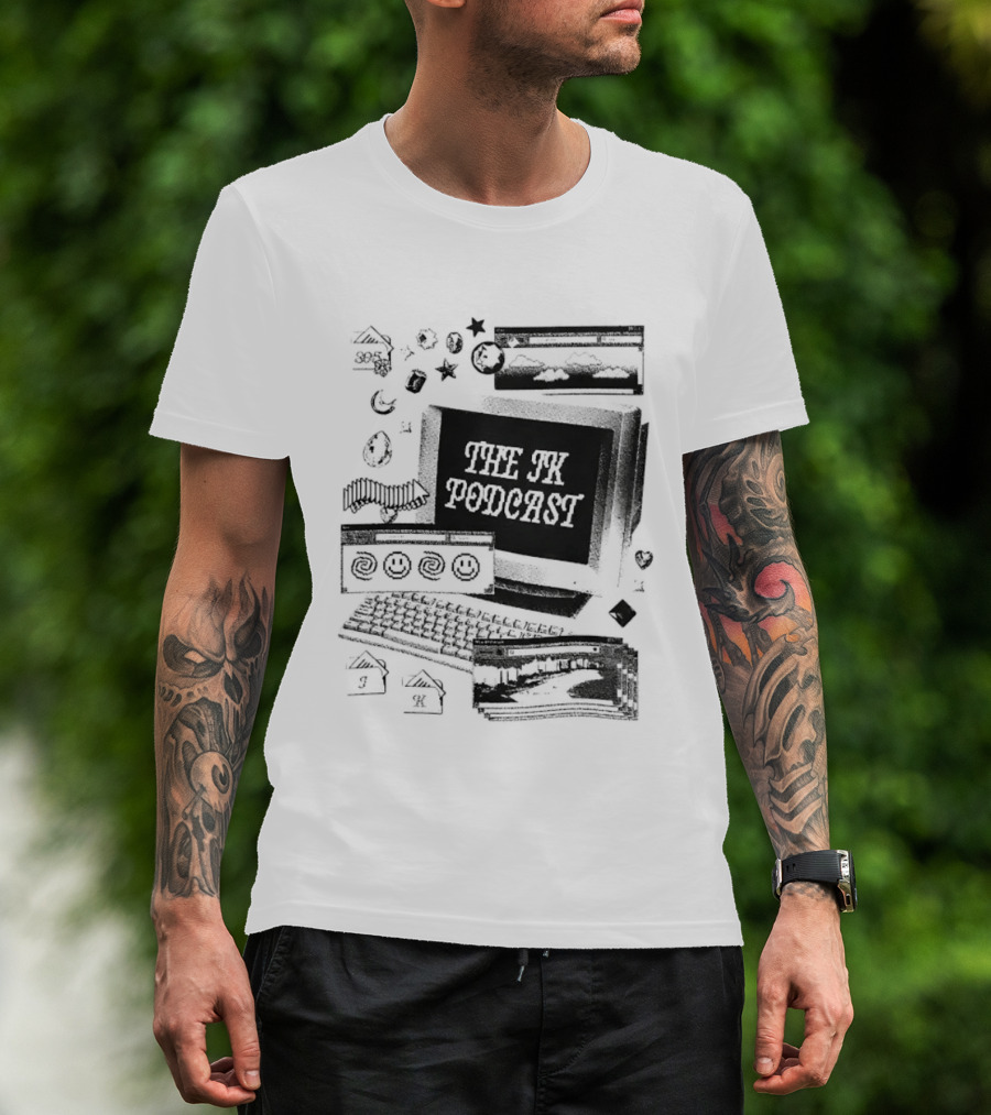 The JK Podcast 305 Computer Y2K Nostalgia Vintage Tech T-Shirt