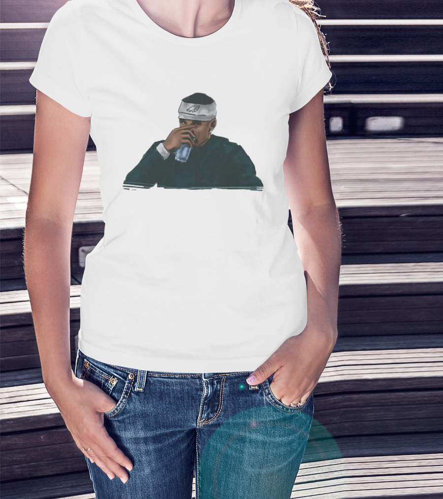 Philadelphia Eagles Jalen Hurts Hydration Headband T-Shirt