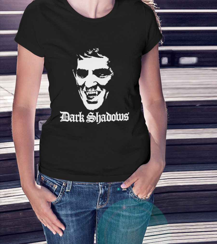 Dark Shadows Barnabas Collins Vampire Face Iconic Series T-Shirt