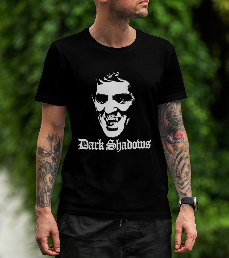 Dark Shadows Barnabas Collins Vampire Face Iconic Series T-Shirt