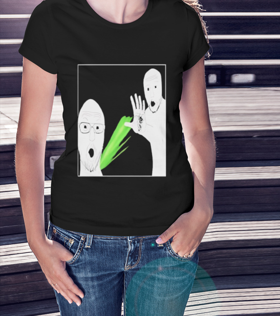 Soyjak Pointing Meme Wholesome Internet Reaction T-Shirt