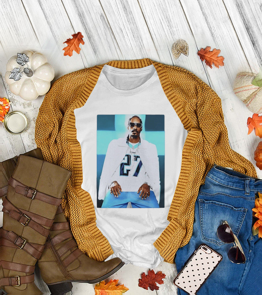 Tennessee Titans 27 Jersey Worn By Snoop Dogg T-Shirt