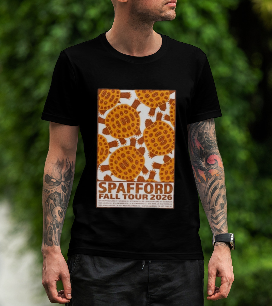 Spafford Fall Tour 2026 Turtles And Tour Dates T-Shirt