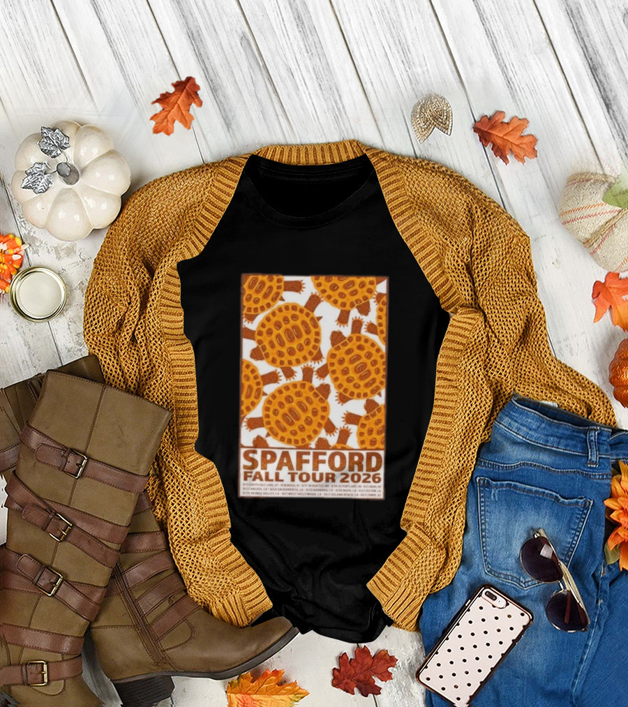 Spafford Fall Tour 2026 Turtles And Tour Dates T-Shirt