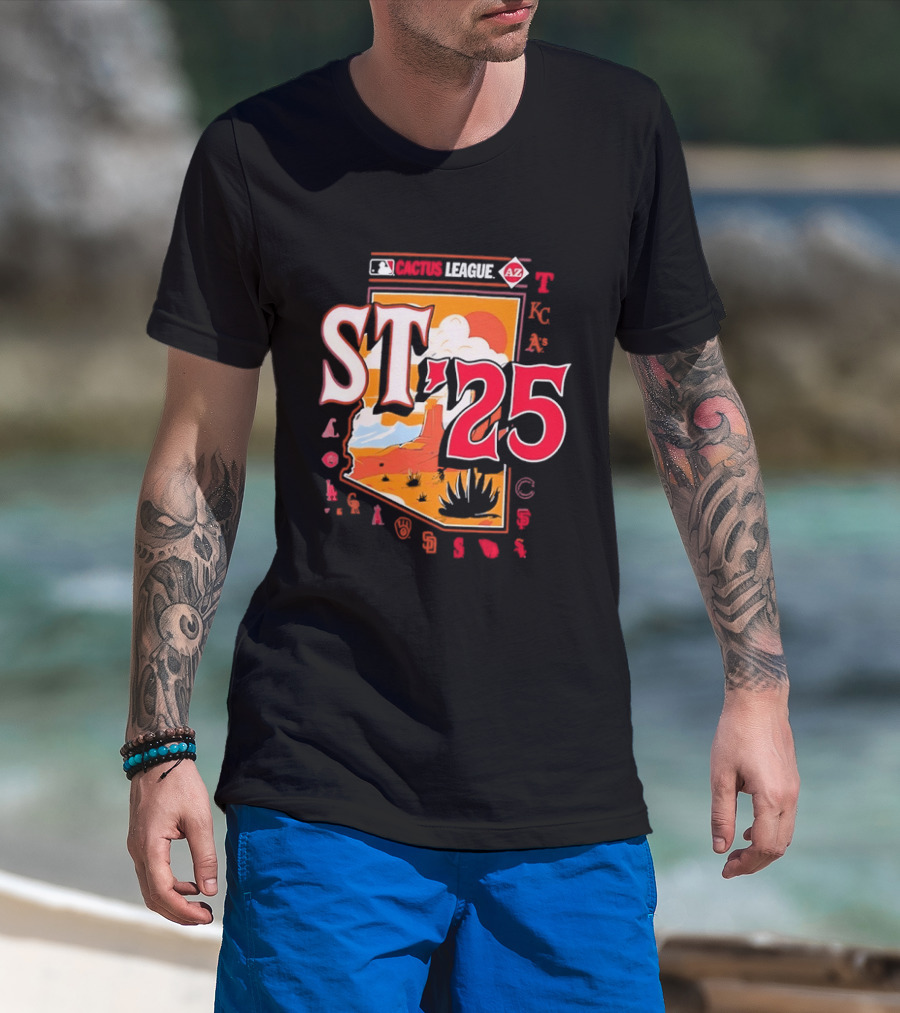 Cactus League 2025 Arizona Spring Training MLB AZ ST'25 T-Shirt