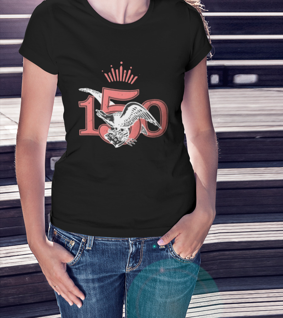 Texas A And M University 150th Anniversary 1876 Eagle Crown T-Shirt
