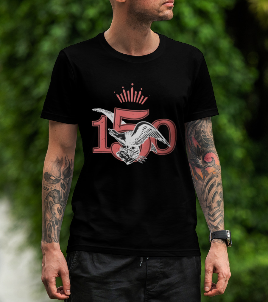 Texas A And M University 150th Anniversary 1876 Eagle Crown T-Shirt