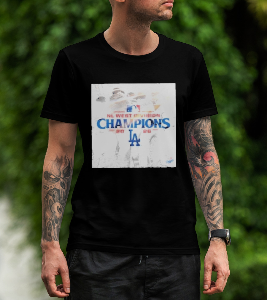NL West Division Champions 2026 LA Dodgers MLB T-Shirt