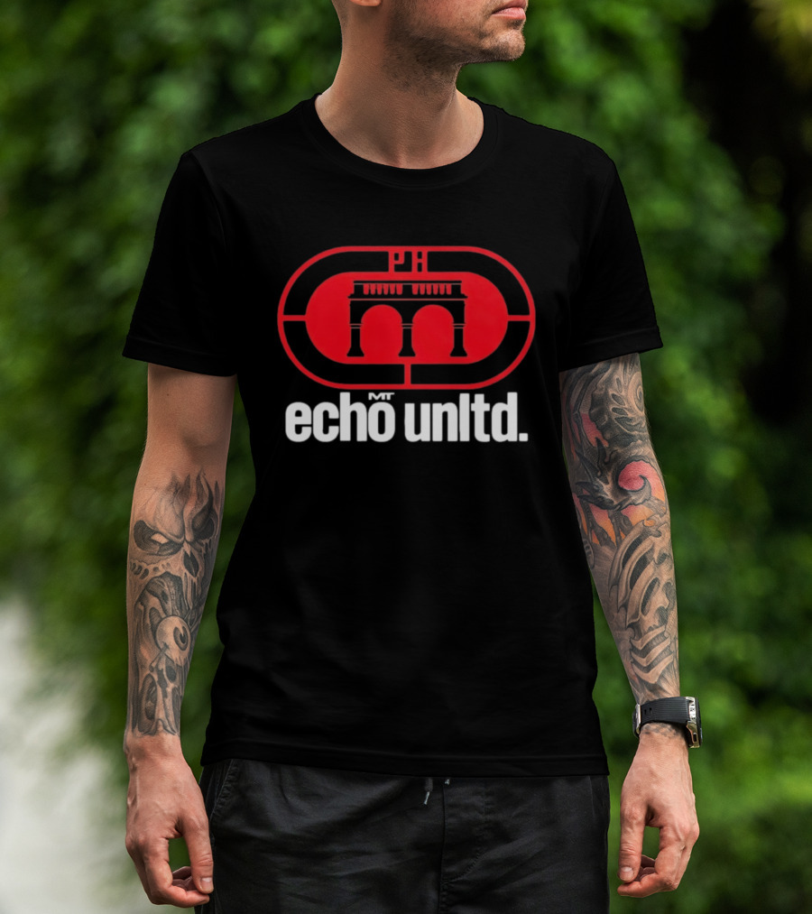 Echo Unltd Red Archway Icon Urban Fashion T-Shirt