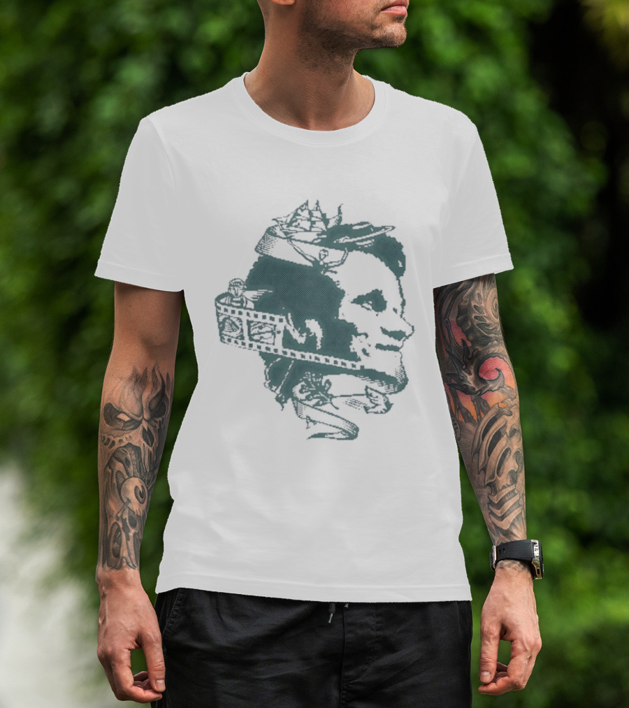 Abraham Lincoln Nautical Film Reel Image T-Shirt