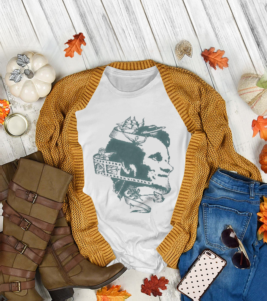 Abraham Lincoln Nautical Film Reel Image T-Shirt
