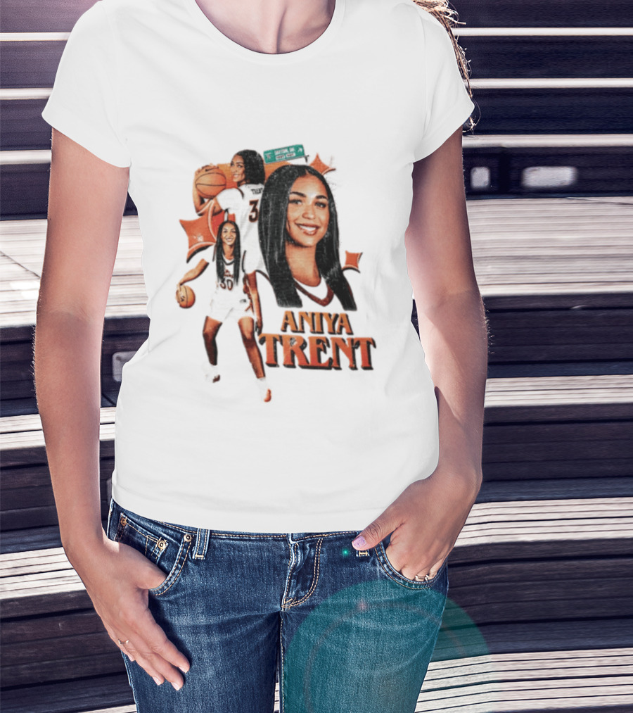 Aniya Trent Dayton Ohio Basketball Player The Burg Sign T-Shirt
