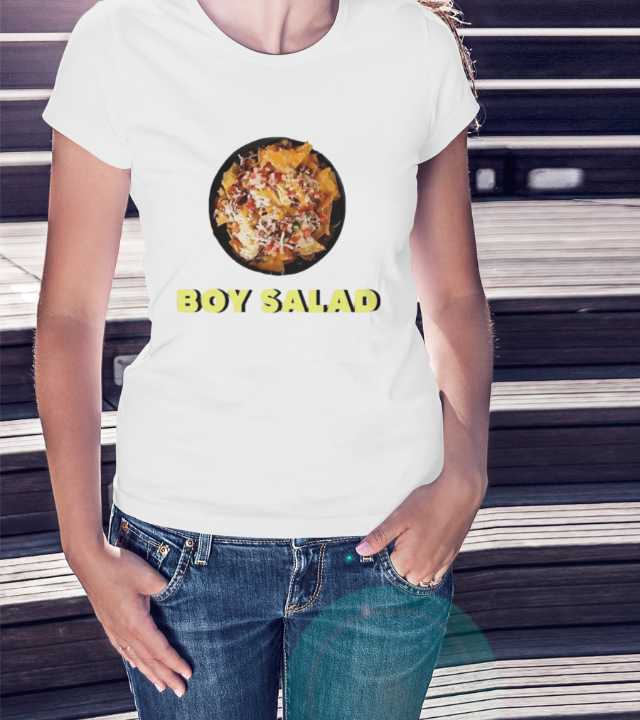 Boy Salad Nachos Snack Meme Food T-Shirt