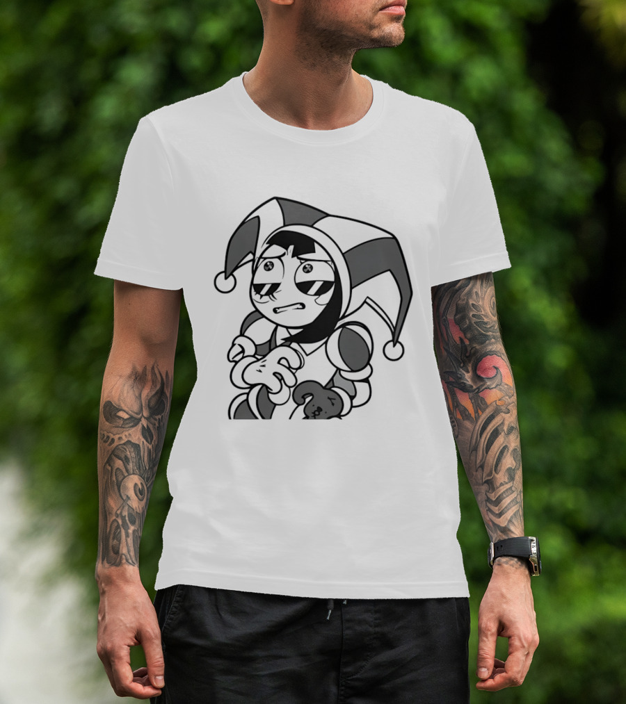 Jester Indie Animation Character Glitch Productions T-Shirt