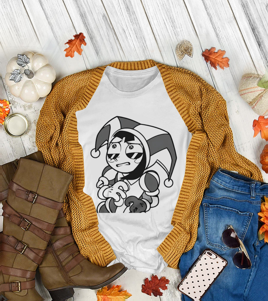 Jester Indie Animation Character Glitch Productions T-Shirt
