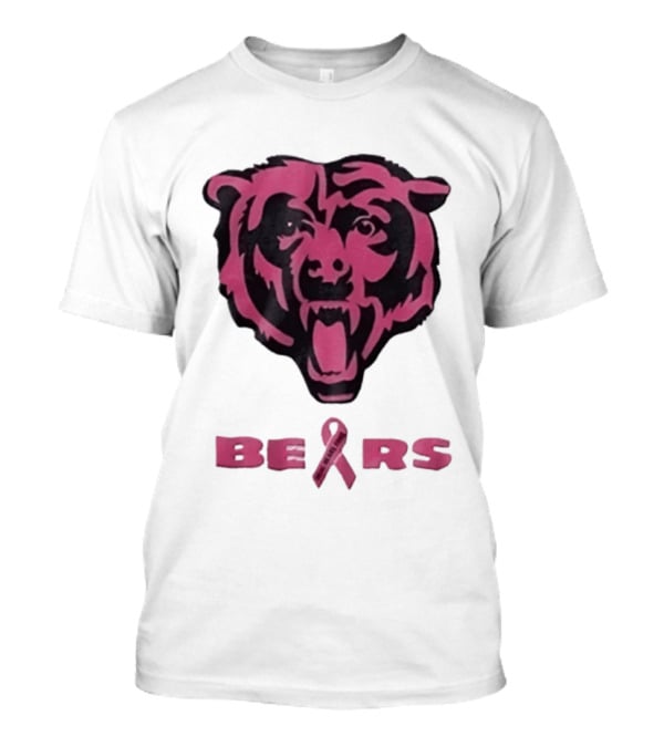 Chicago Bears Real Fans Wear Pink Breast Cancer Awareness 2026 T-Shirt