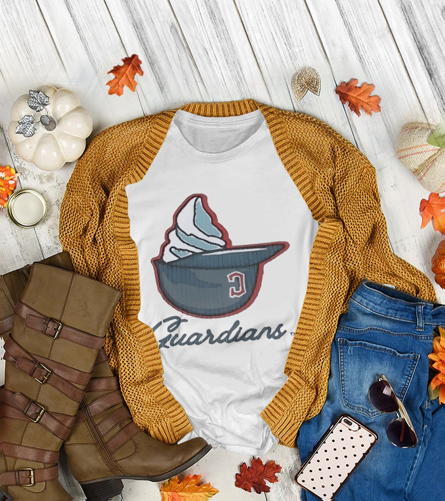 Cleveland Guardians Ice Cream Helmet C Hat Guardians T-Shirt