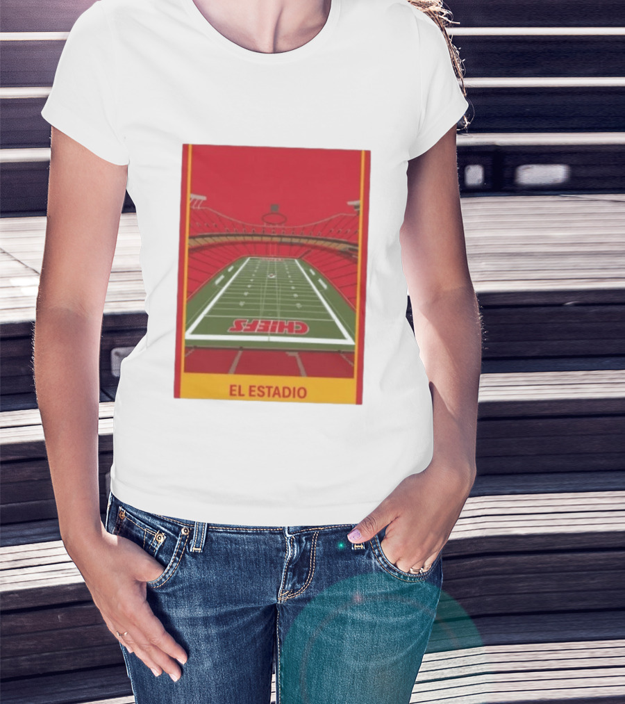 Kansas City Chiefs El Estadio Stadium Chiefs Field T-Shirt