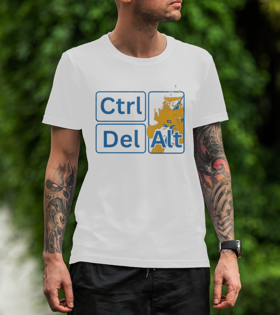 Los Angeles Football Ctrl Del Alt Gaming Keyboard Sports T-Shirt