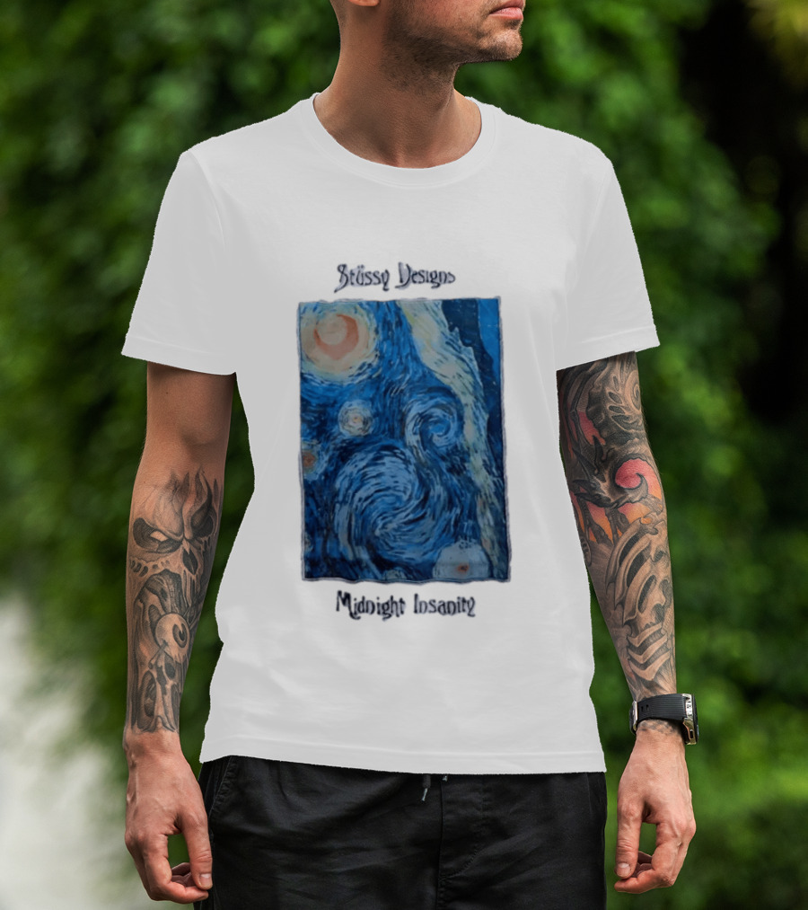 Stüssy Midnight Insanity The Starry Night T-Shirt
