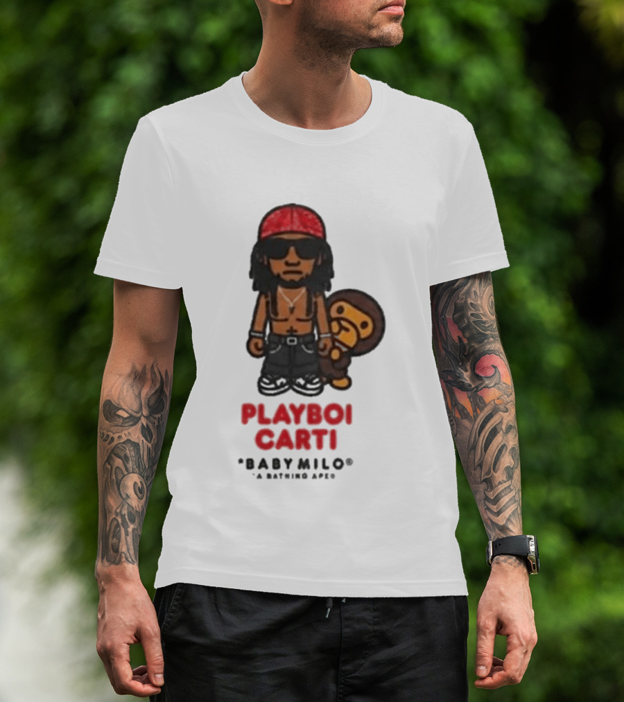 Playboi Carti Baby Milo A Bathing Ape Collaboration T-Shirt