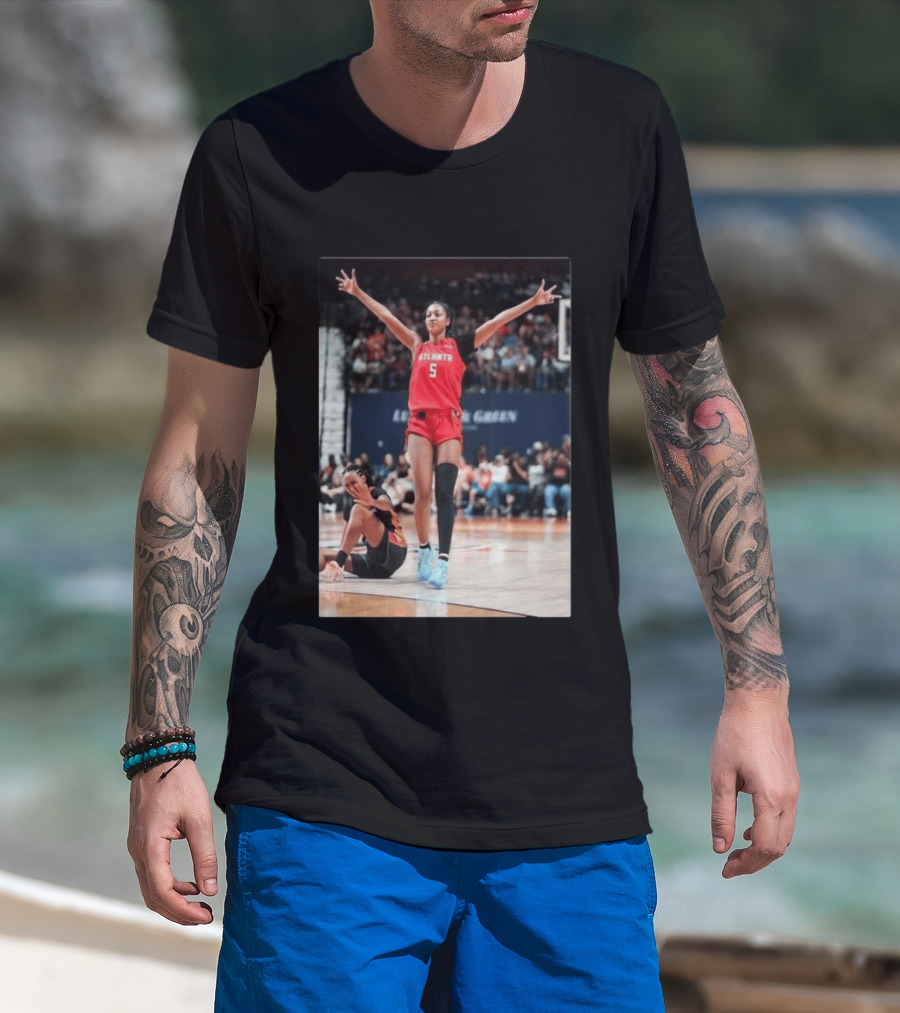 Angel Reese Celebrates 30th Double Double With 30 Points For Atlanta In Iconic Moment T-Shirt