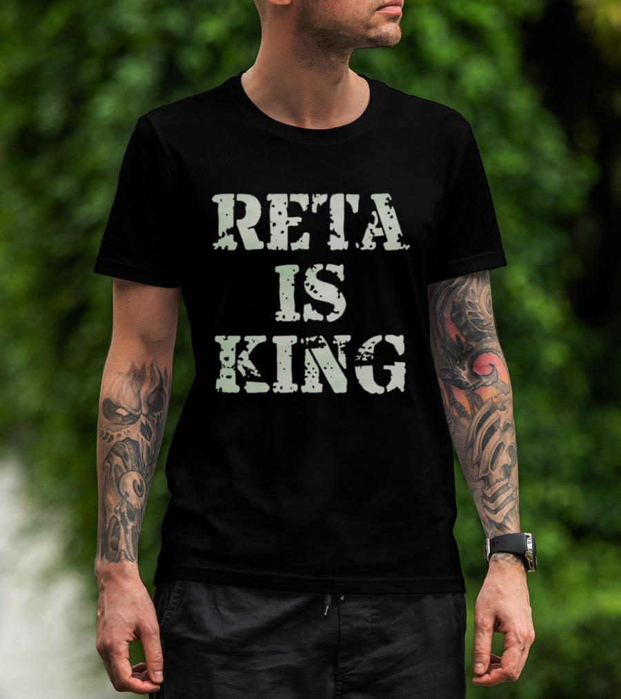 Retail Is King Distressed Shopping Business T-Shirt