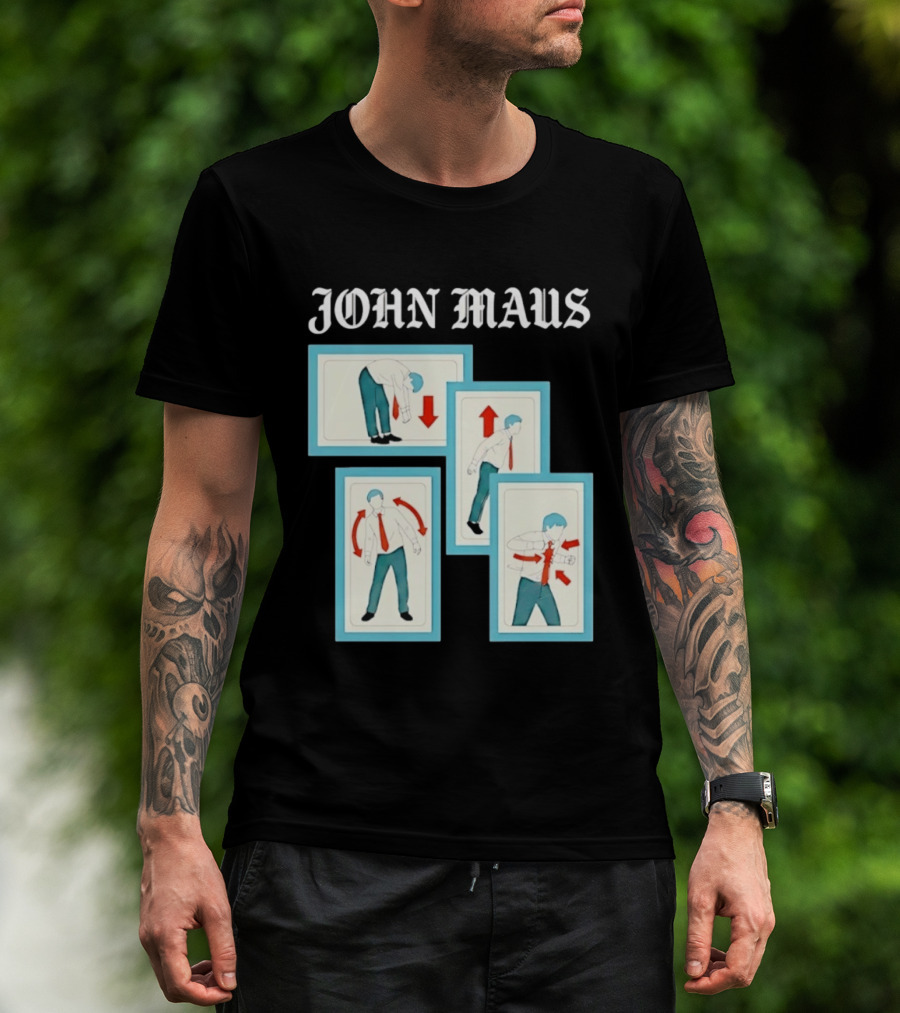 John Maus Synth Pop Indie Music Performance Illustrations T-Shirt