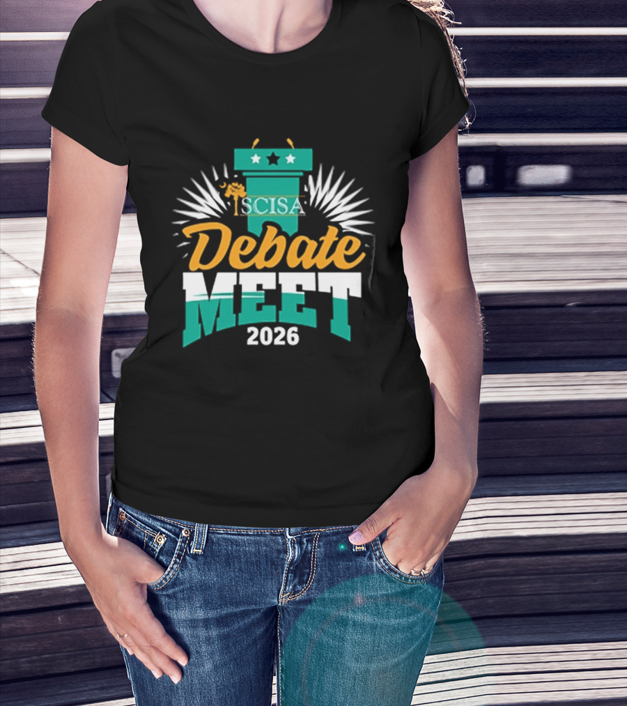 SCISA Debate Meet 2026 Podium Stars Event T-Shirt