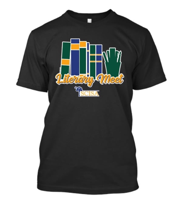 SCISA Literary Meet 2026 Books And Pens T-Shirt